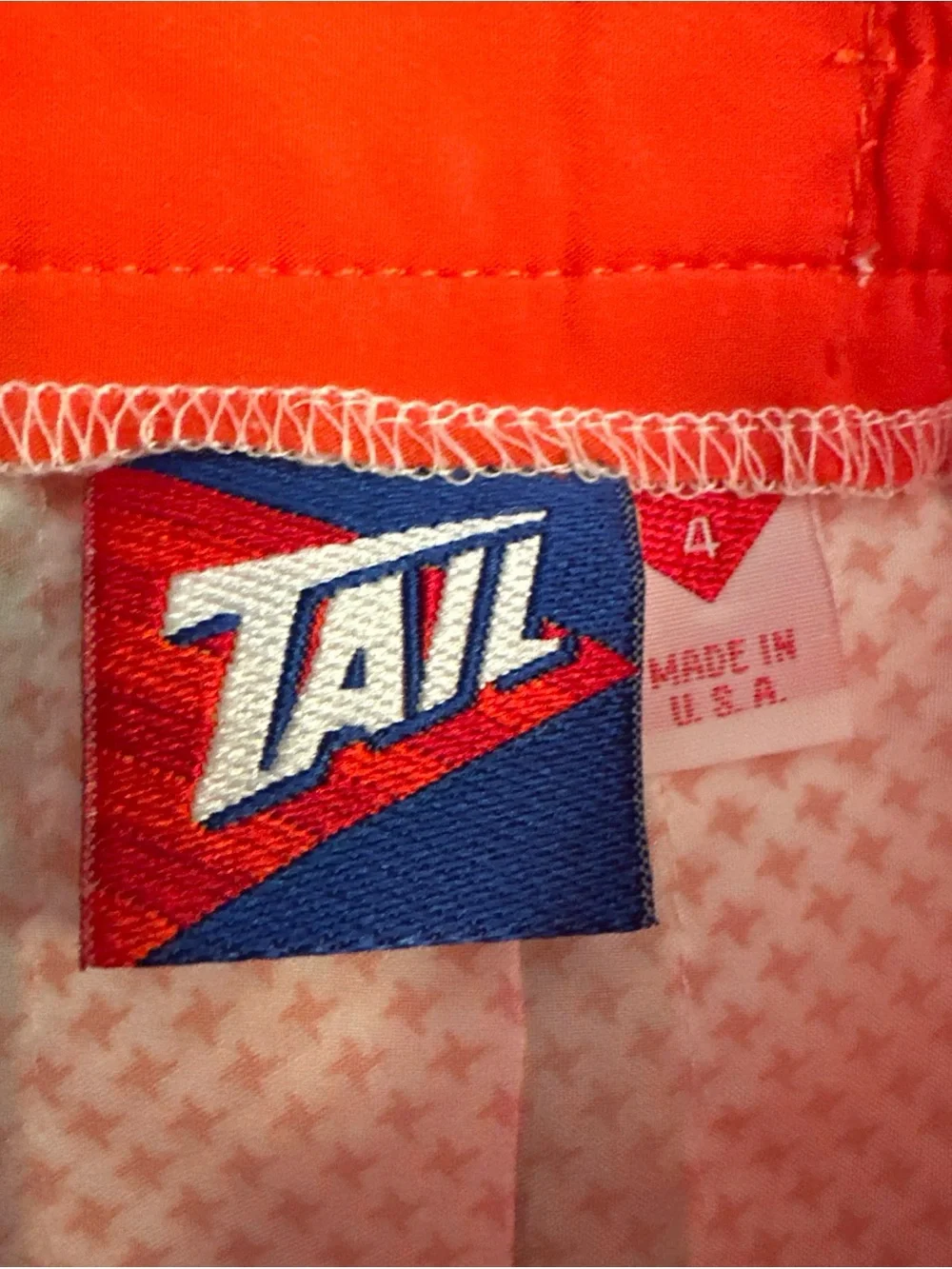 Vintage Tail Tennis Pickle Ball Bright 80s pleated multicolor Skirt Unique 4